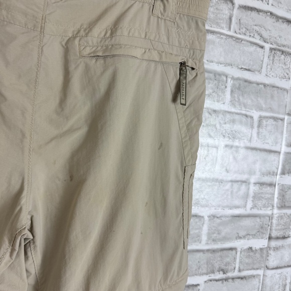 Columbia Titanium 100% Nylon Light Beige Convertible Pants Mens Large 36 x 30 - Picture 4 of 9